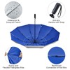 G4Free 46 Inch Large Golf UV Umbrella Compact Reverse Travel