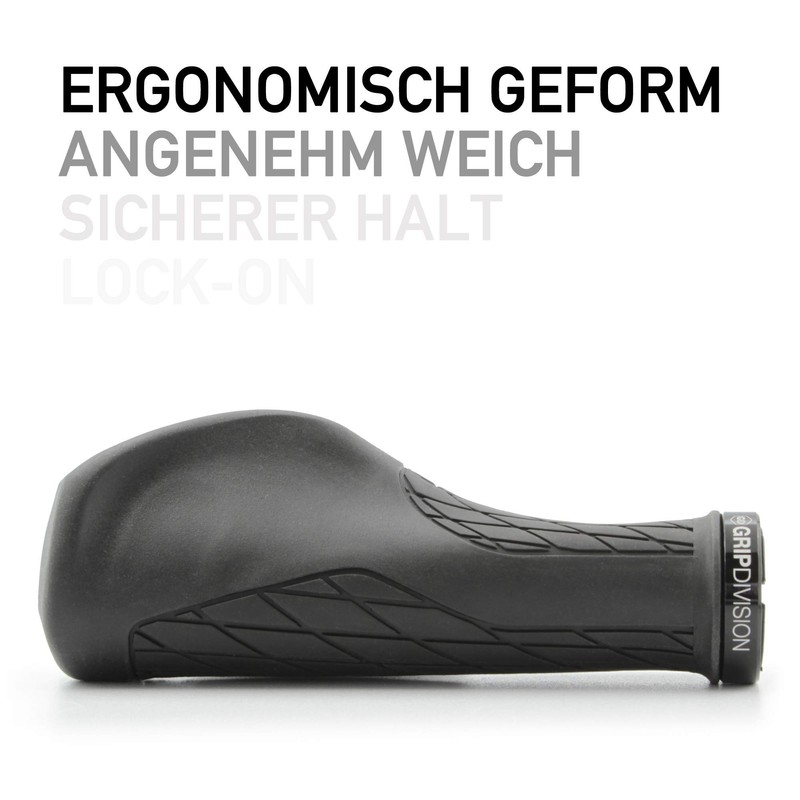 GD GRIP DIVISION ® Bicycle Grips Ergonomic Comfortable Lock On
