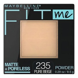 Fit Me Maybelline Polvo Compacto Mate Poreless Normal-grasa Tono 235 Pure Beige