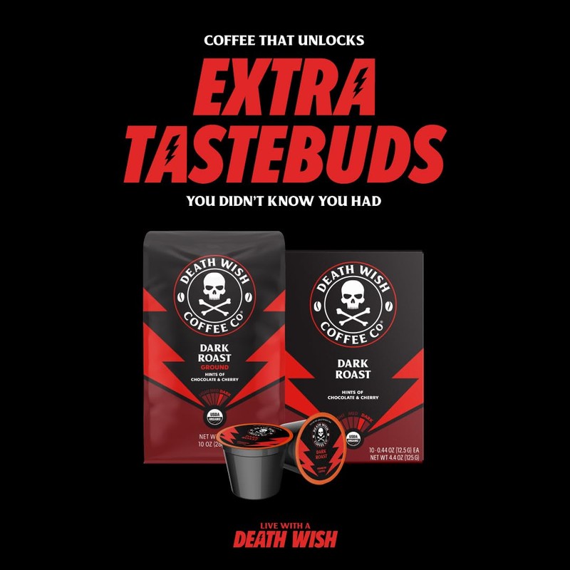 Death Wish Coffee - Single Serve Pods - Dark Roast