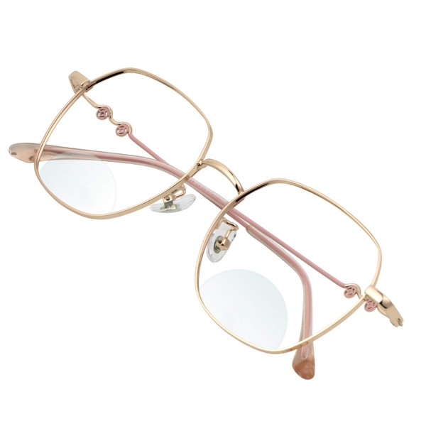VisionGlobal Bifocal Reading Glasses Blue Light Blocking for Men and