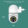 Wireless Camera Night Vision 360° 2MP LED Security Camera for