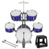Kids Drum Set 5 Piece Toddlers Jazz Drum Kit with