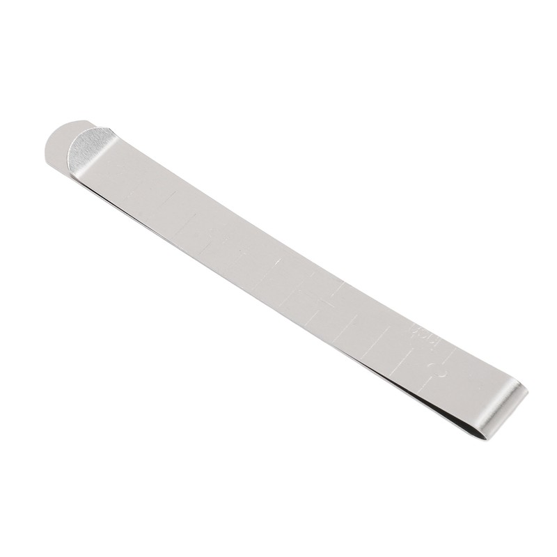 20pcs Stainless Steel Hemming Clips 3 Inch Measurement Ruler Quilting