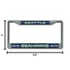 Rico Industries Seattle Seahawks Bling Chrome License Plate Frame with