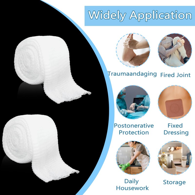 Grevosea 2 Roll 2m Tubular Bandage Elastic Net Wound Dressing