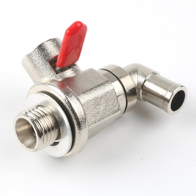 Oil Drain Valve with removable L-Shape Hose End Combo (14mm-1.5)