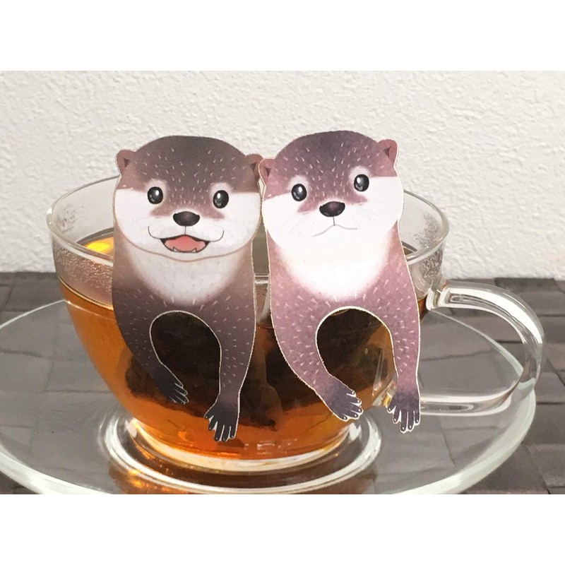 4 Packets of Tea Bag Apple Tea Otter