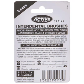 BEAUTY FORMULAS INTERDENTAL Brushes 0.60MM