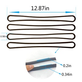 Vacuum Sealer Top Gasket Upper and Lower Replacement Gasket 4-Pack Food Saver - Fits Models V2200, V2400, V2800, V3000, V3200, V3400, V3800 - Pack of 4