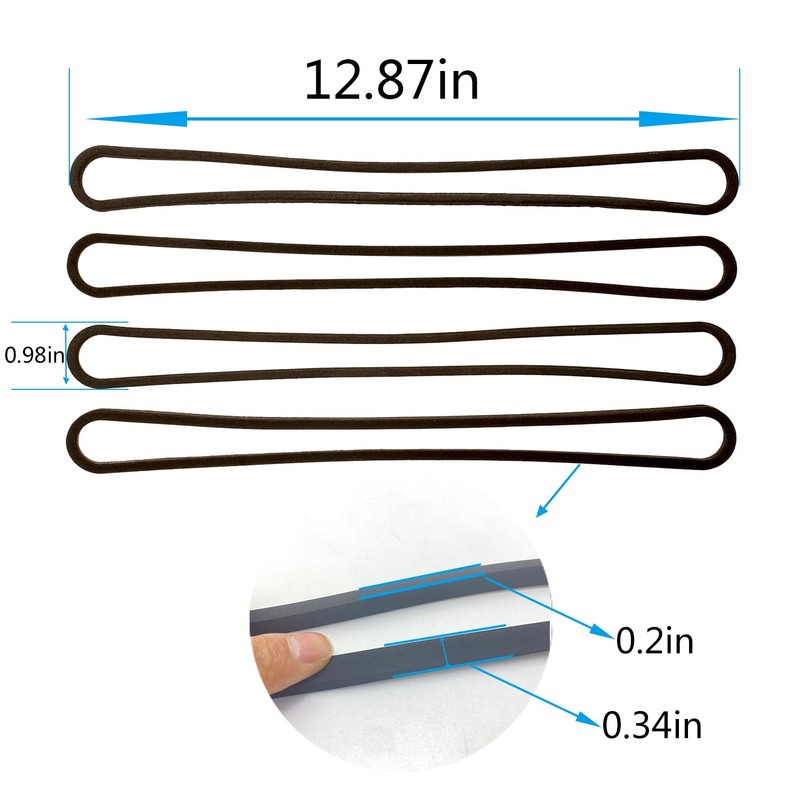 Vacuum Sealer Top Gasket Upper and Lower Replacement Gasket 4-Pack