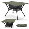 ONETIGRIS Dipper Camping Table, Lightweight Portable Folding Table with Mesh