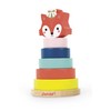 Janod - Baby Forest, Fox Stacker - Wooden Stackable Toy