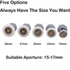 Qikuver Shower Cubicle Rollers, Pack of 4 Replacement Rollers, Shower
