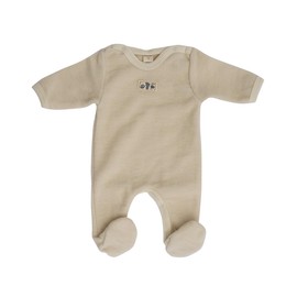 Lilano, Baby Pyjamas with Foot, 100% Wool (kbT), natural
