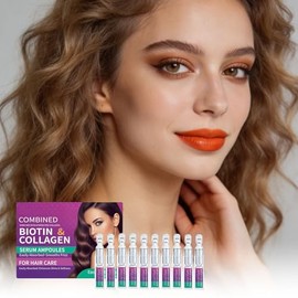 Ampollas Capilares Hidratantes Para Cabello Suave y Brillante Tratamiento Intensivo 10 Piezas