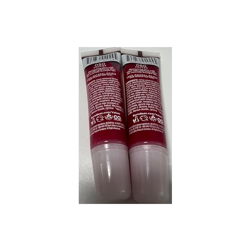 Burt's Bees Lip Shine, Pucker [050] 0.5 oz (Paquete de
