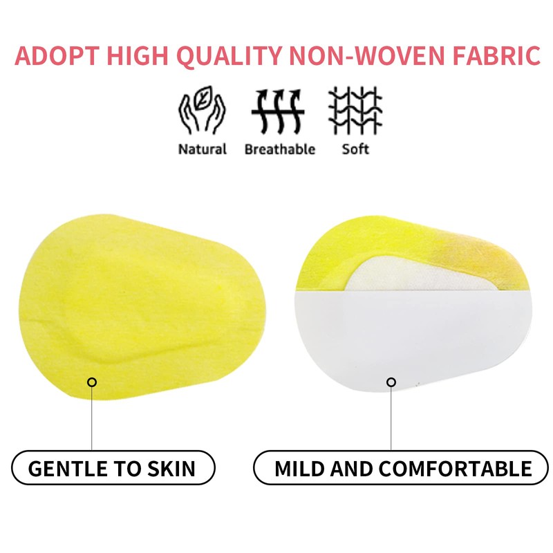60pcs Adhesive Eye Patches for Adults - Colorful Breathable Patch