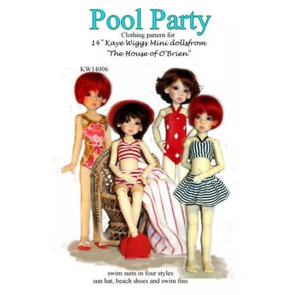 House of O'Brien KW14006 Pool Party pattern to fit Kaye