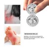 1 Pair Magnetic Massage Ball, Hand Massage Acupressure Ball, Silver