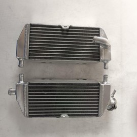 Left Side + Right Side Aluminum Radiator For Kawasaki KX125 1994-2002 / KX250 1994-2004 1994 1995 1996 1997 1998 1999 2000 2001 2002 2003 2004