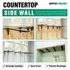 Free Hanging Side Wall Floating Shelf Bracket 2 Pack 12