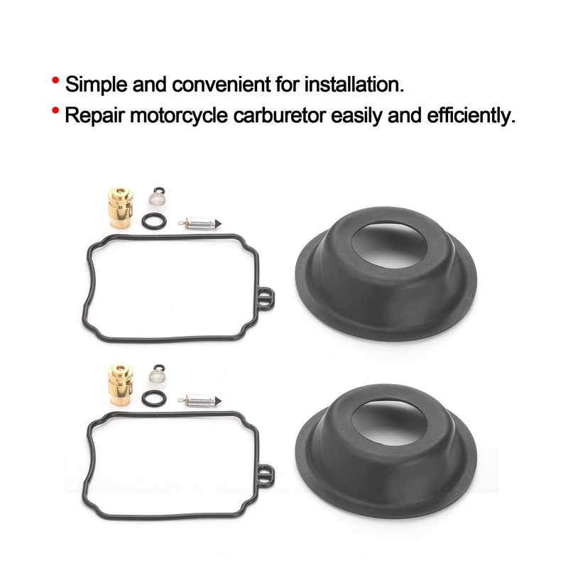 2 Sets Carburetor Rebuild Kit Carb Overhaul Repair Fit for