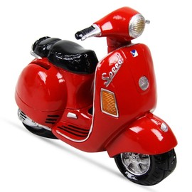 Udo Schmidt Piggy Bank *Scooter in Red*