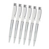 6Pcs Ball Point Pen Crystal Stone Replaceable Refill Elegant Multi