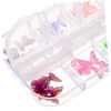 Outanaya Acrylic Butterfly Nail Charms Kit Nail Art Gems for