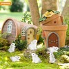 PYSEOSISE Miniature Rabbit Figure, Pack of 60 Mini Rabbit Figures,