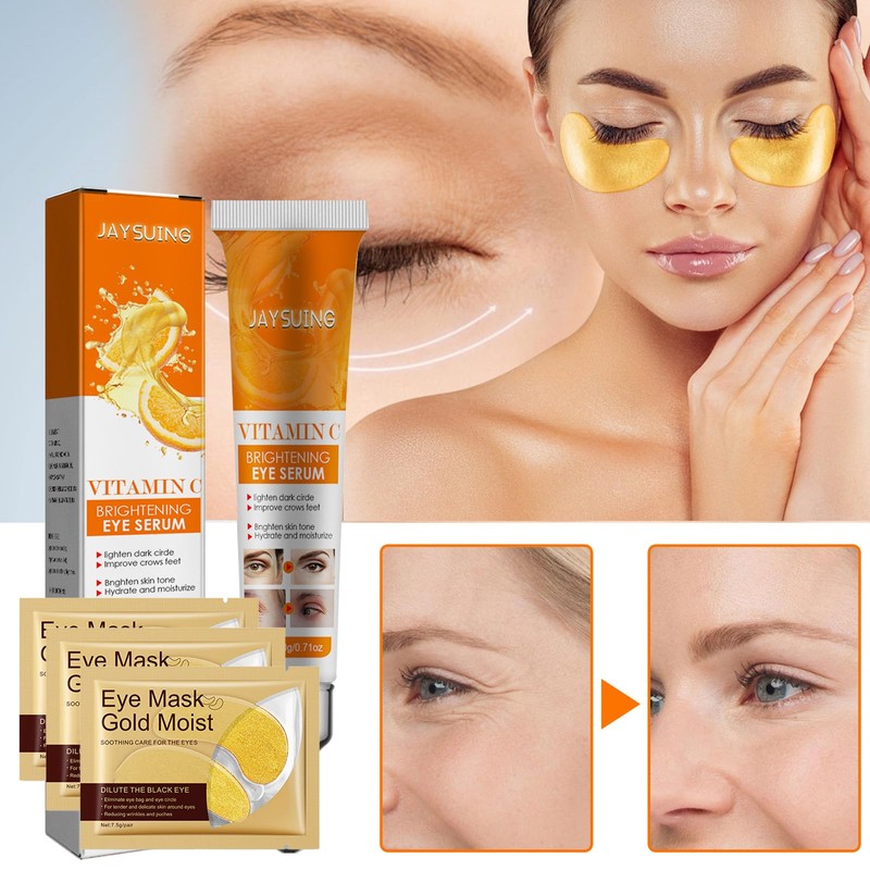 FunnAura Dark Circle Eye Cream Set, Eye Bags Remover with