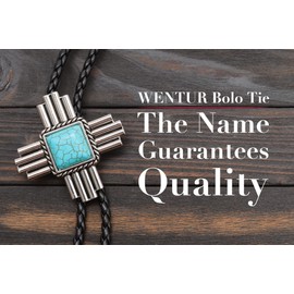 Stone Bolo Ties for Men Western - Handmade 3D Bolo Tie Design - Vintage Cowboy Bolo Tie for Women Western Costume Accessories (G Style - Silver)