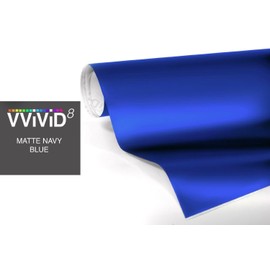 Matte Dark Blue Vinyl Wrap Roll with VViViD XPO Air Release Technology - 1ft x 5ft