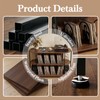 Faesun 43.3" Record Player Stand with Power Outlets, 3-Tier Vinyl