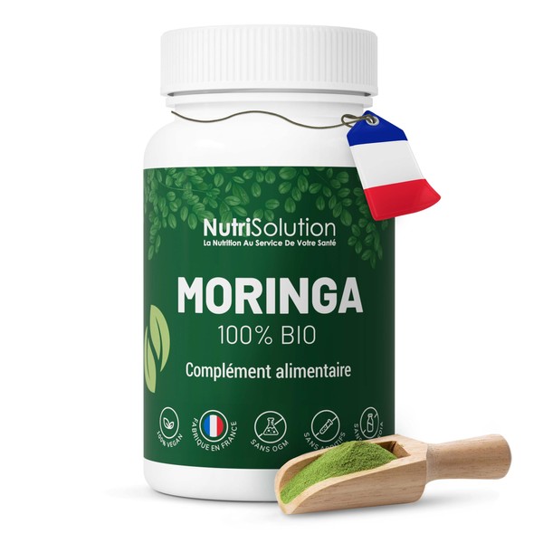 NutriSolution Moringa Capsules 100% Organic - Superfood Full of Multivitamins