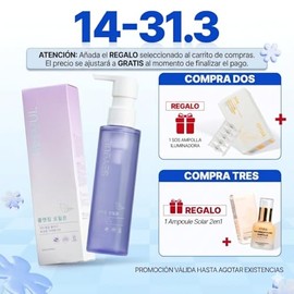 SEYOUL Aceite Desmaquillante Facial con Jojoba + Extracto de Hojas de Houttuynia + Vitamina E, Cleansing Oil de Ojos y Rostro, Remueve Maquillaje y Protector Solar, 150 ml