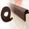 Cut-to-Fit Flat Corner Protector 2M - Safety & Home Decor Essential Household Brown 2ea