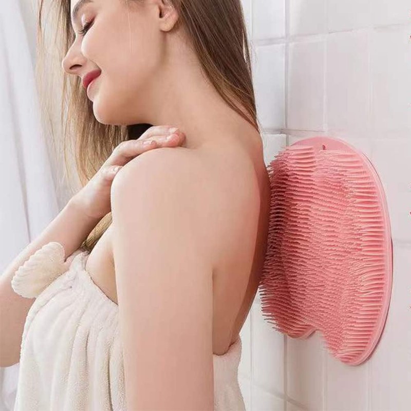 Alfombrilla de silicona exfoliante para pies y espalda, versión mejorada