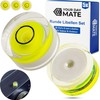 Round spirit level set, 5 pieces, with diameter 13.8 mm