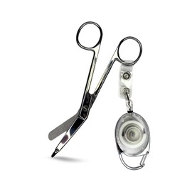 テーピング用ハサミ キーホルダー付き テーピングシザーズ シザース はさみ ナースハサミ 先端ガード付き セーフティチップ 安全ガイド付