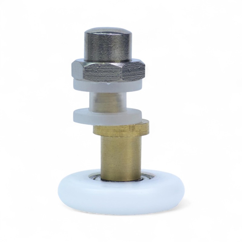 AKORD 8PCS Shower Door Rollers, 27mm Diameter for The Bathroom