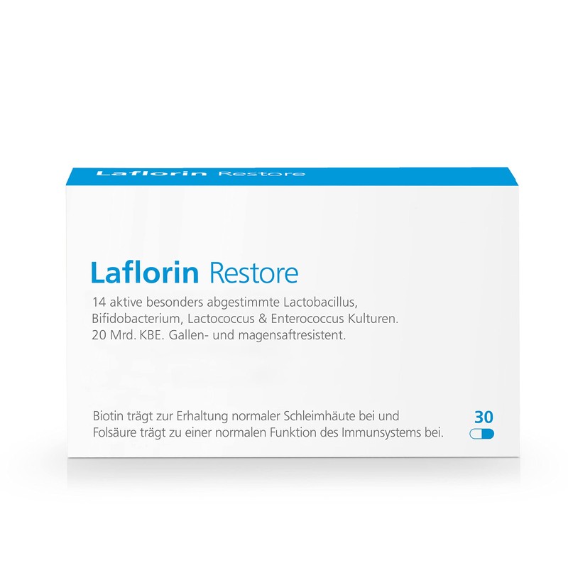 Laflorin Restore - now with 12 highly dosed active bacterial