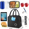 FonVan Lunch Bags Breakfast Bag (Black)