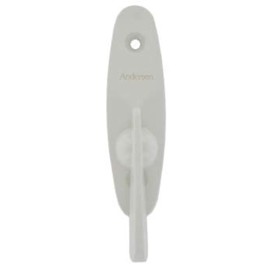 Andersen¨ Tribeca Style - Gliding Door Thumb Latch in White Color