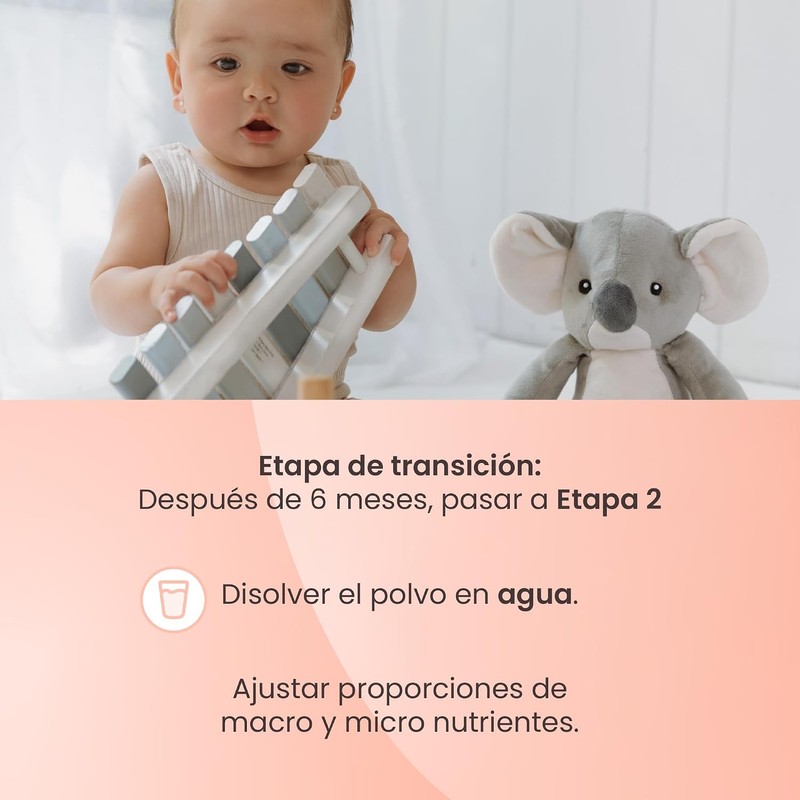Fórmula vegetal sin lactosa Matter Total Baby Etapa I –