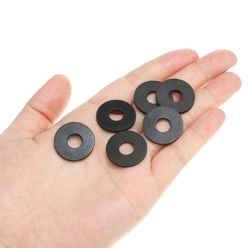 PATIKIL M8 Rubber Flat Washer, 8 Pack 8mm ID 21mm