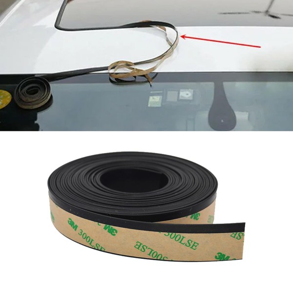 UZZH 23Ft Car Sunroof Seal Strip, Windshield Rubber Seal Strip,