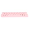 Mechanical Keyboard 64 Key RGB 3 Mode Ergonomic Layout Knob