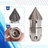 Sewer Jetter Nozzle Cleaning Nozzle Universal 3/8 Quick Connector Pipe
